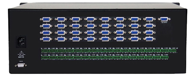 自动32进1出VGA加音频切换器